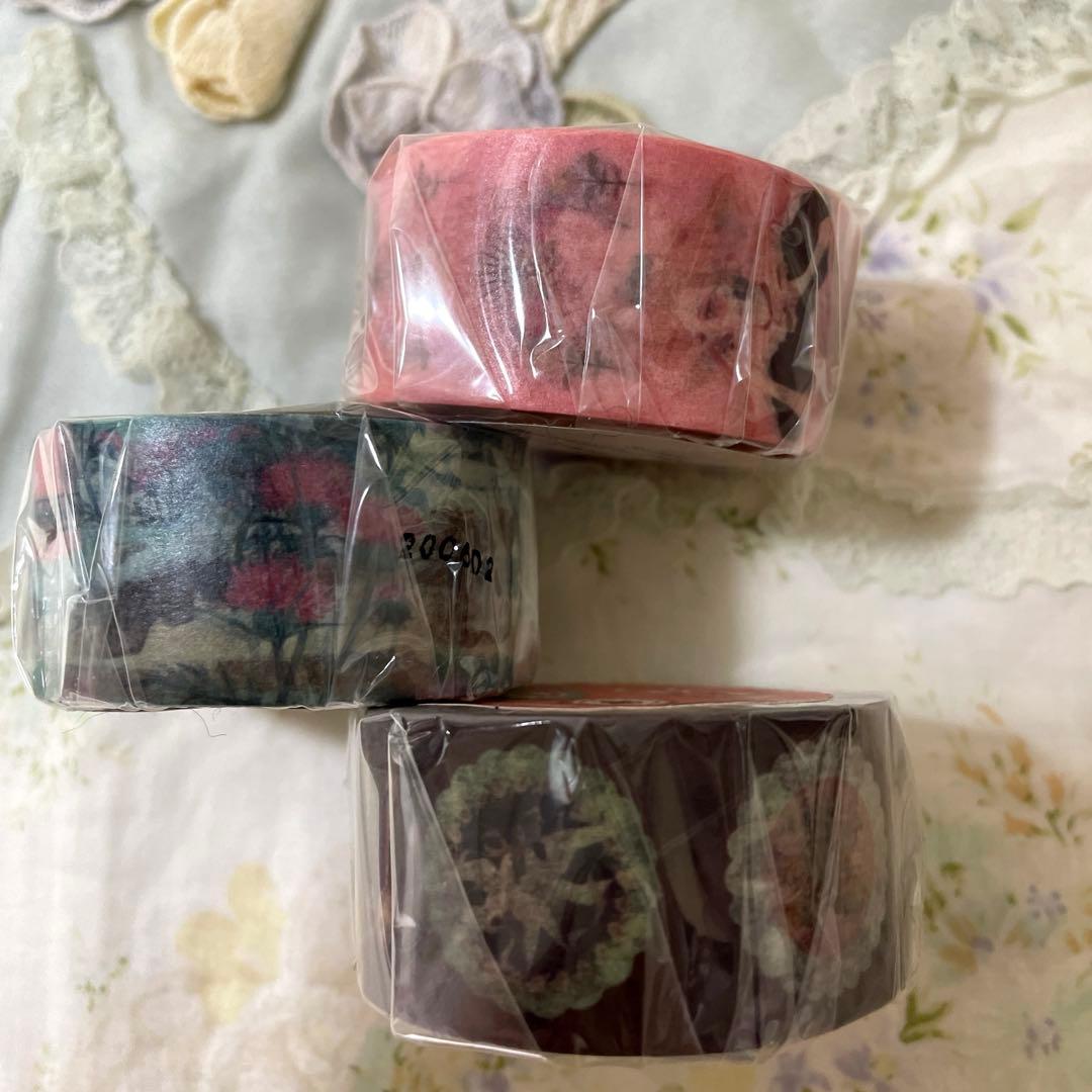 ♡オカッバラバーマスキングテープ3本未使用未開封♡okappalover