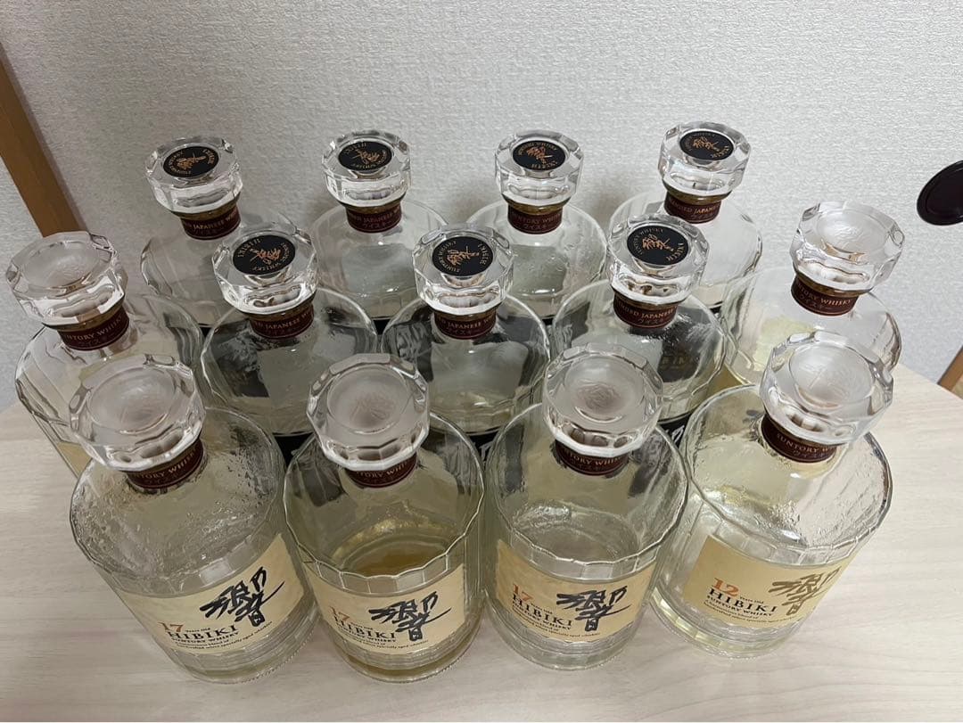 【正規品】響21年 8本　17年 5本　12年 1本　空瓶14本セット