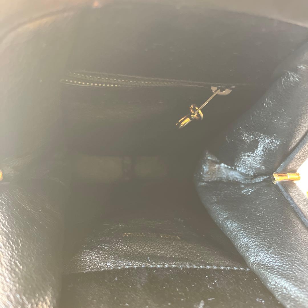 CHANEL ブラックレザー パーティーバッグ