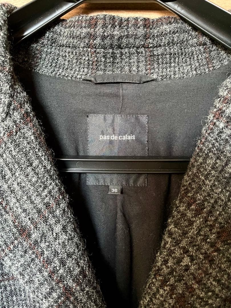 パドカレ　チェックコート