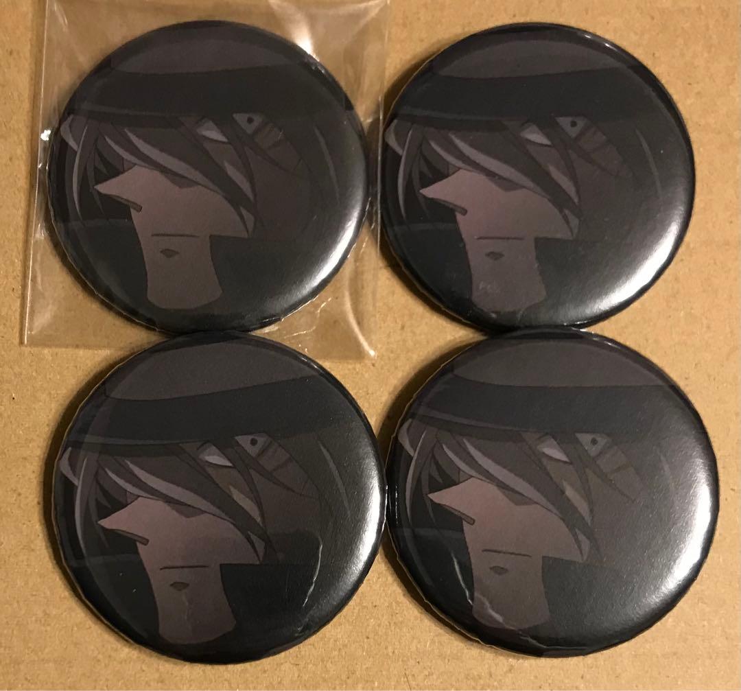 名探偵コナン　ジン　缶バッジ 4個