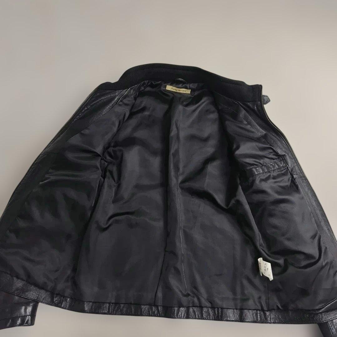 ✨極美品✨ジャーナルスタンダード　高級　山羊革ライダースジャケットWジップL黒