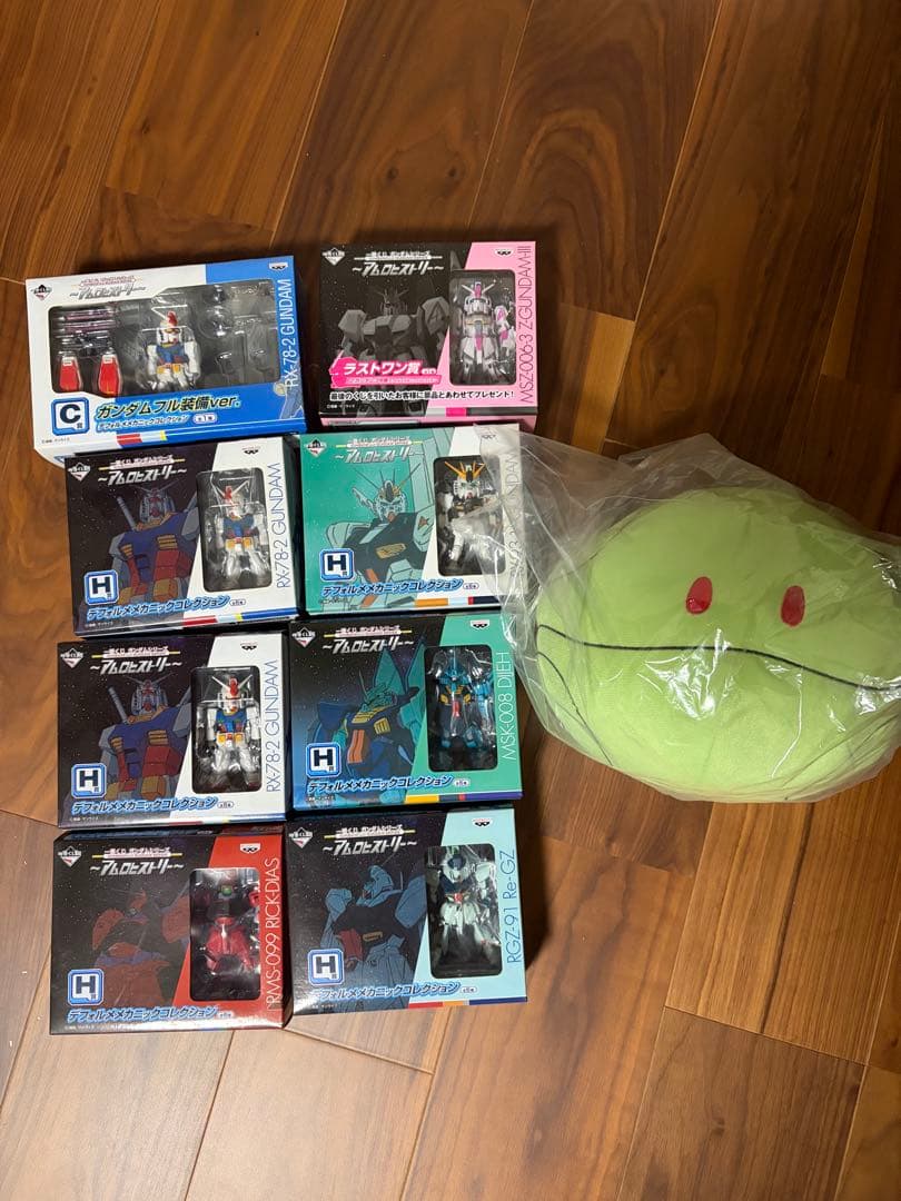 一番くじ ガンダムシリーズ 〜アムロヒストリ〜 C賞、D賞、H賞5種、ラストワン