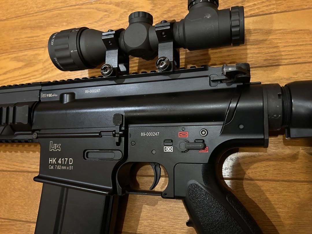 HK 417D ショートハンドガード刻印追加メカボックス整備