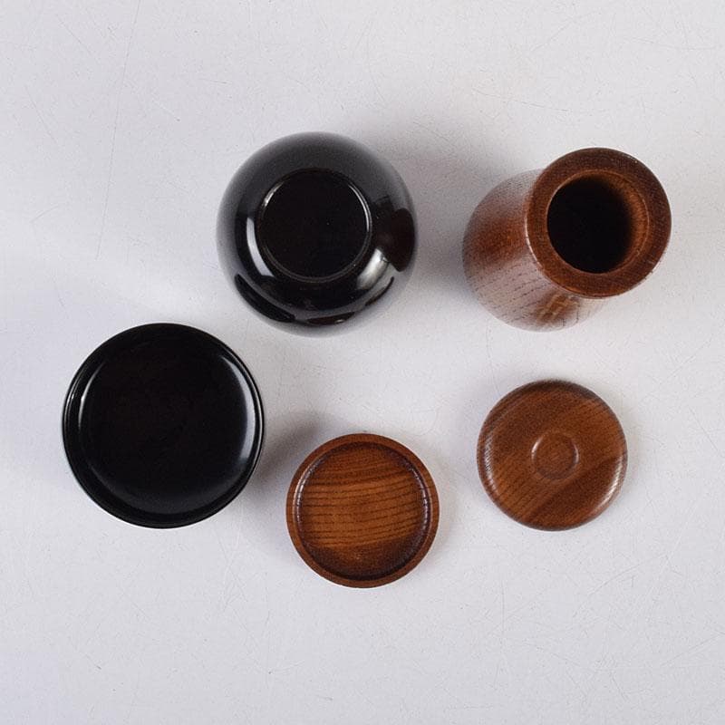 茶道具　桑茶箱　京焼　中村与平作　茶碗　棗　香合など　八点　一式　M　R9368