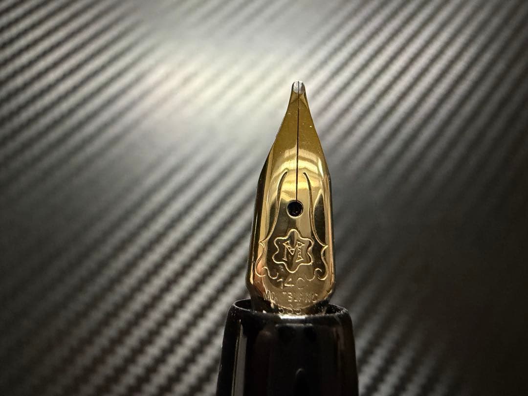 未使用に近い モンブラン マスターピース 744 テレスコープ式 M 万年筆