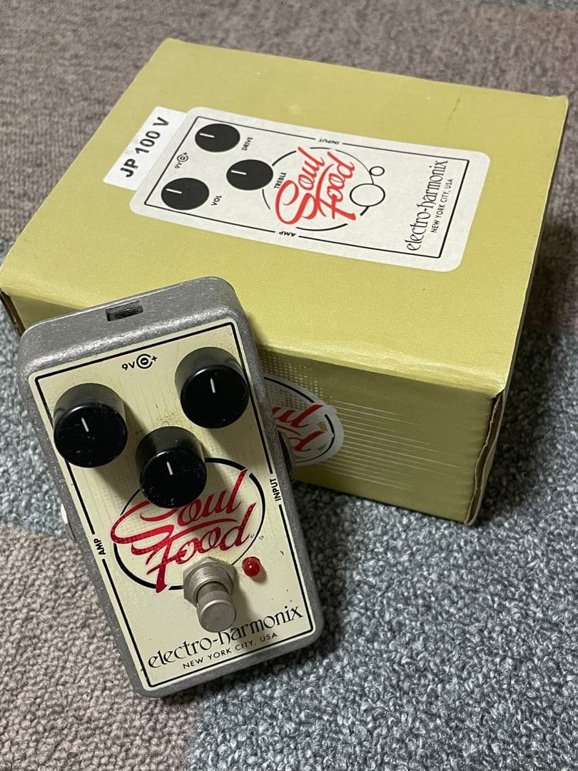 electro-harmonix Soul Food 箱、取説、AC電源付き