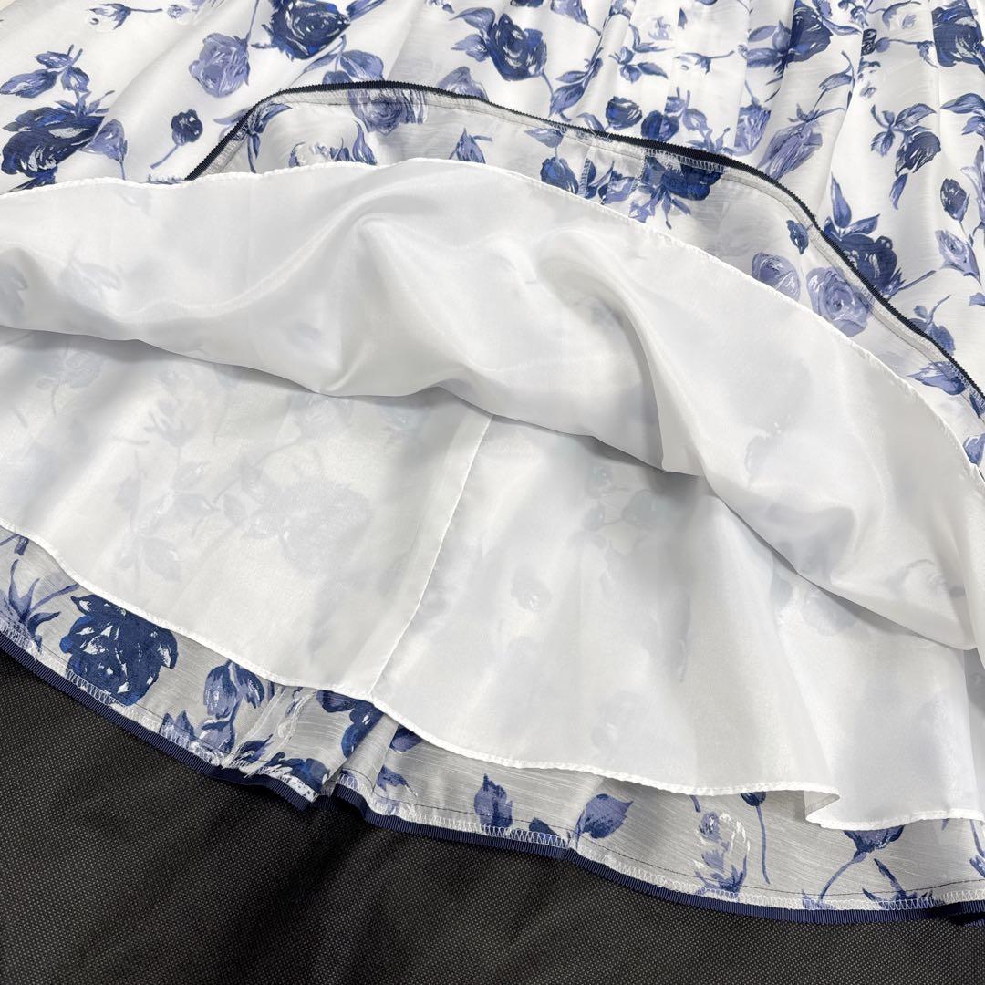 M'S GRACY エムズグレイシー ローズプリント フレアスカート 40