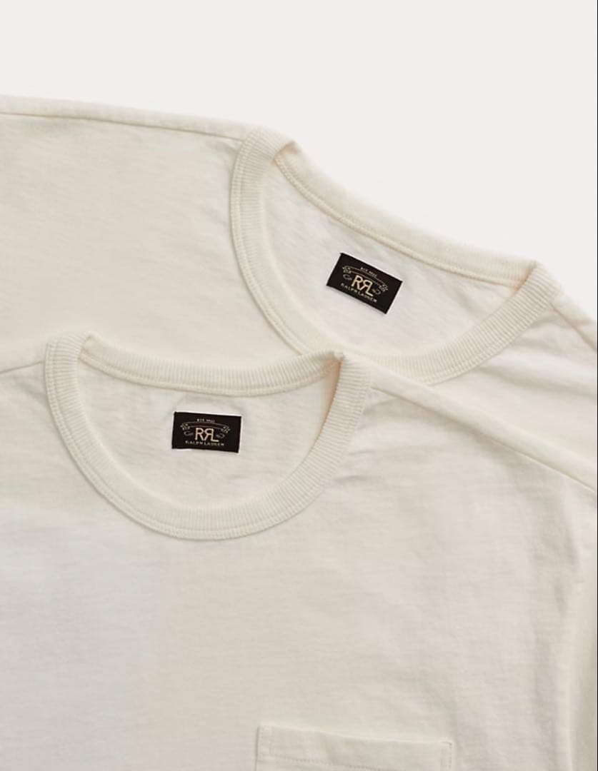 RRL ガーメントダイド ポケット Tシャツ 2パック