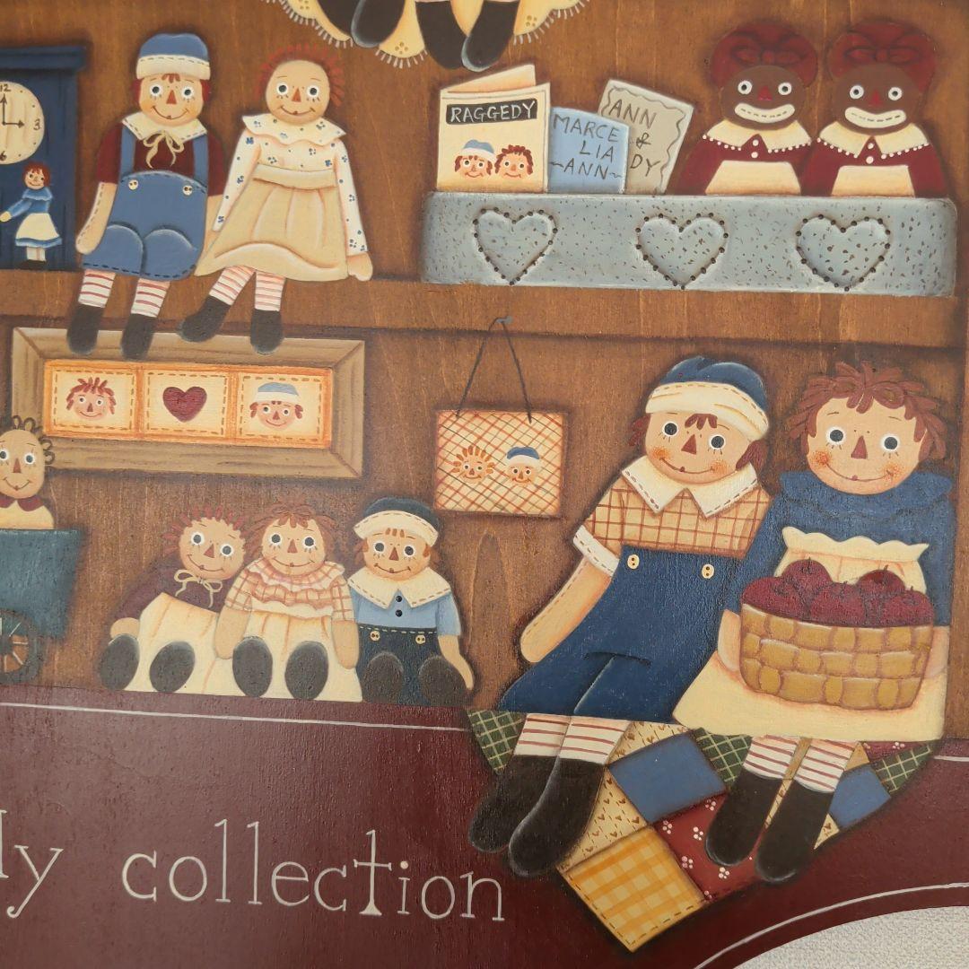 Raggedy Ann & Andy コレクションボードトールペイント