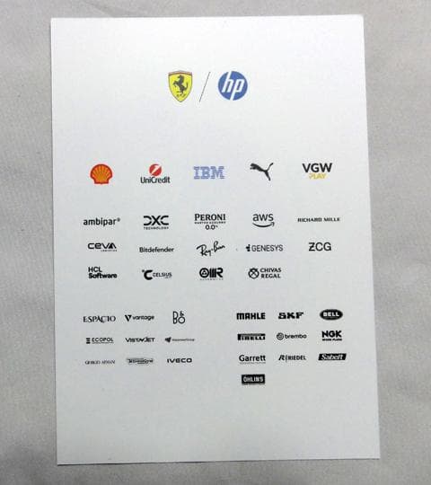 2025 フェラーリ ハミルトン ドライバーカード