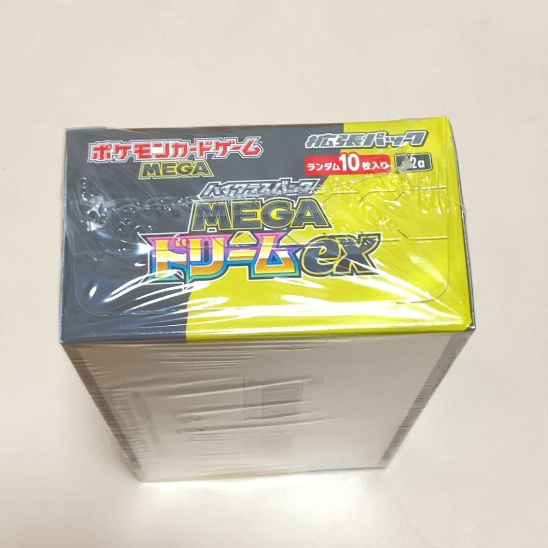 MEGA ドリームex シュリンク1部カット ポケモンカード BOX