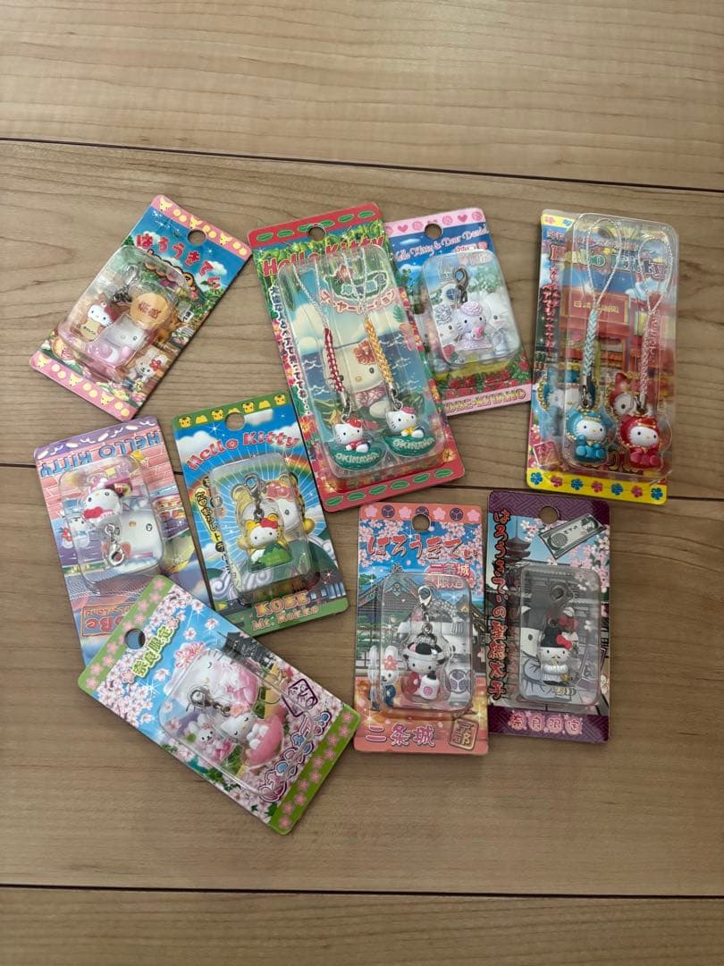 ご当地　ハローキティ ストラップ まとめ売り