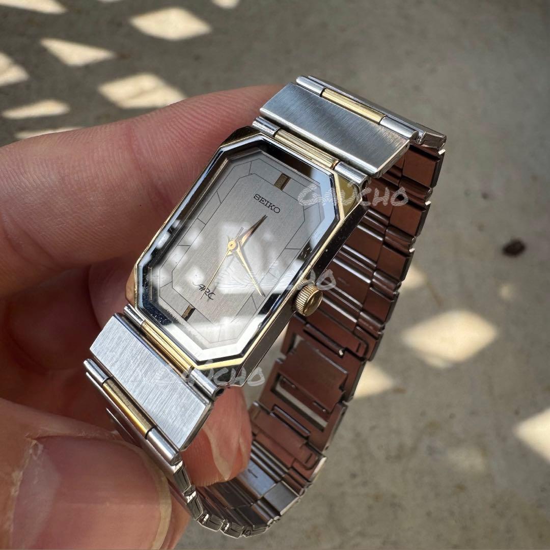 【新品電池】Seiko レクタンギュラー スクエア ヴィンテージ tank 美品