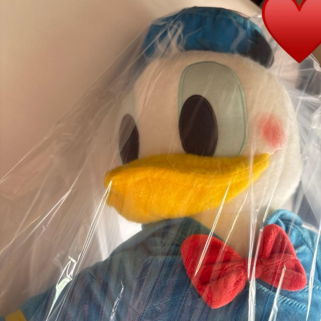 新品未使用DisneyドナルドダックVーBIGぬいぐるみ(おんぶ紐付き)