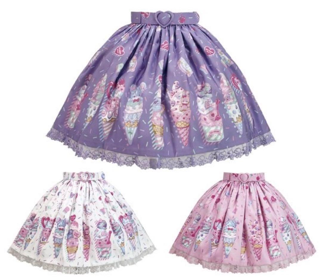 Decoration Ice Creamスカート Angelic Pretty