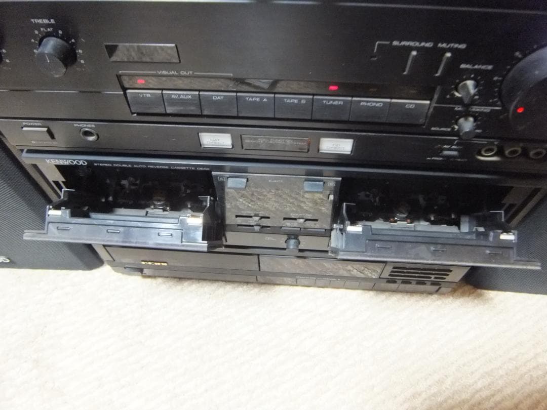 【引き取り限定】KENWOOD ROXY DG3　システムコンポ　中古