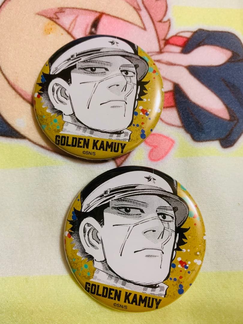 ゴールデンカムイ　杉元佐一　バレンタイン　缶バッジ