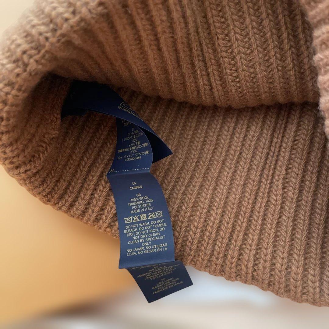 Louis Vuitton ブラウンニット帽