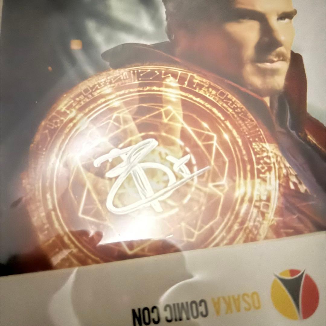 ベネディクトカンバーバッチ 直筆サイン 写真 ドクターストレンジ コミコン 新品