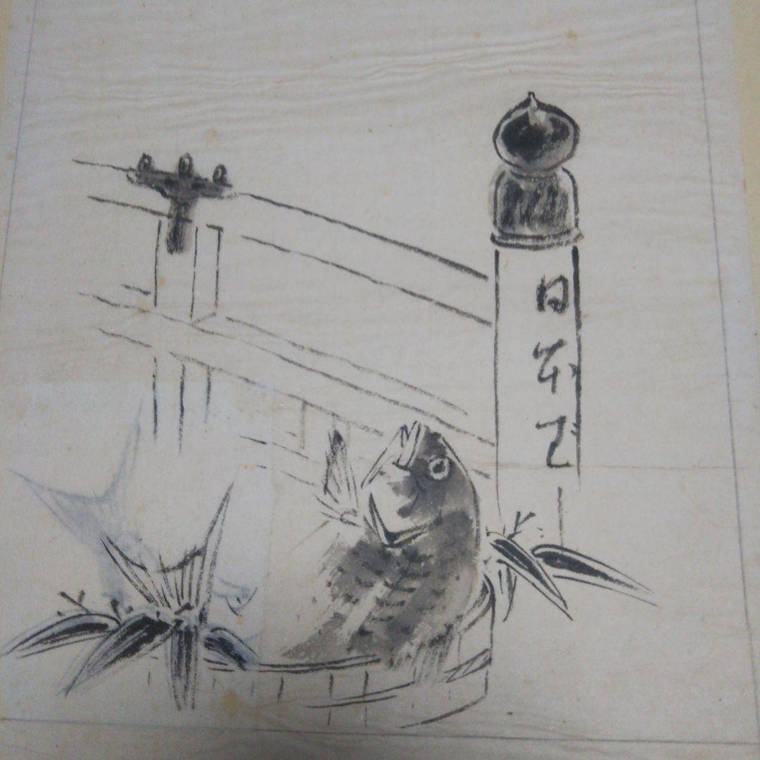 骨董   江戸名所   十二ヶ月   屏風法下画