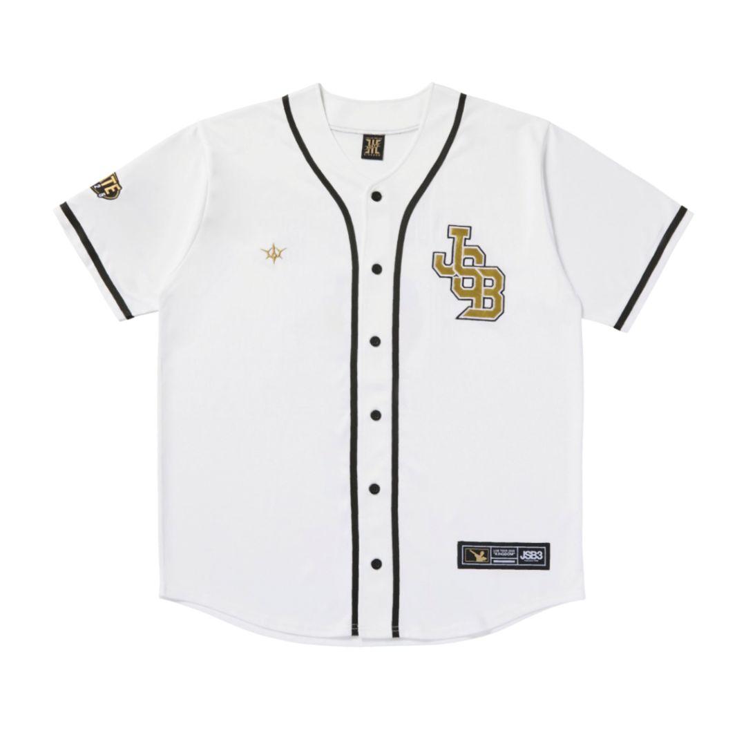 【FC限定】ベースボールシャツ WHITE　2025KINGDOM　三代目JSB