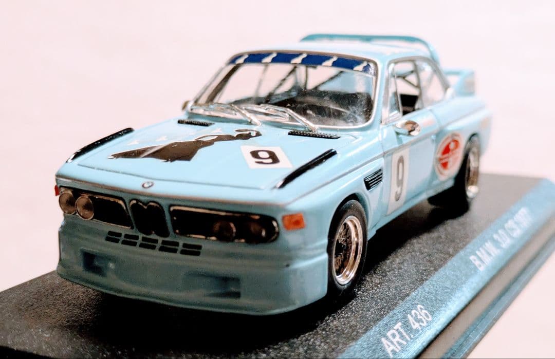 貴重もの、BMW ３.０ＣＳ レーシング１９７７年式DetailCars１/43