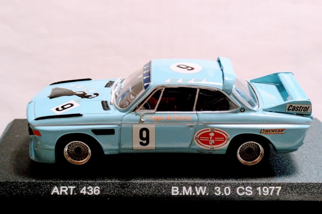 貴重もの、BMW ３.０ＣＳ レーシング１９７７年式DetailCars１/43