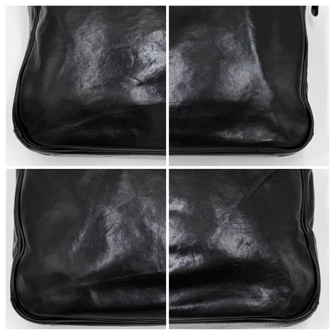 【専用】ウォームスクラフツ マニュフファクチ ビジネスバッグ レザー ブラック