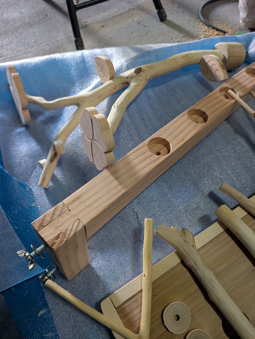 バードアスレチック32　(止まり木5本付き)