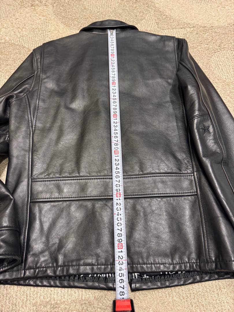 schott✖️stussy シングルライダースジャケット M 中古品