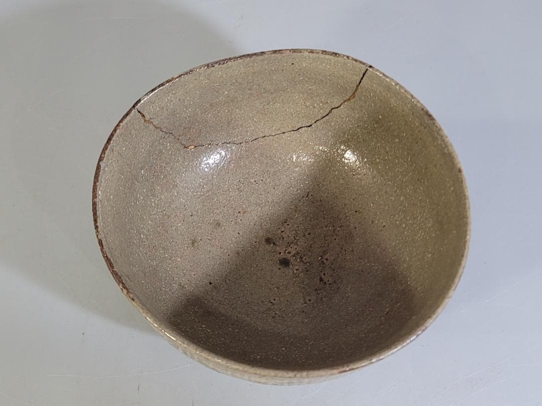 茶道具 三嶋茶碗 時代物 古美術 DT413