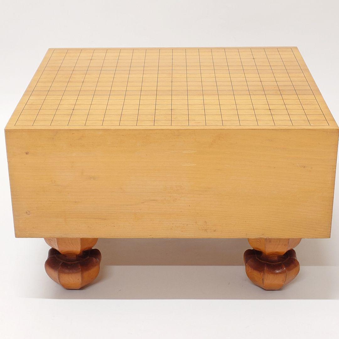 囲碁盤 へそ付き 脚付き碁盤 厚さ約17.1cm 本榧? 新榧?