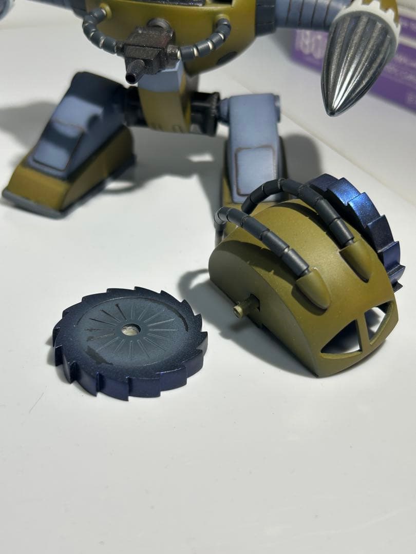 プラモデル　ガンプラ　模型　組立済　旧　1/144 完成品　全塗装　アッグ　改修