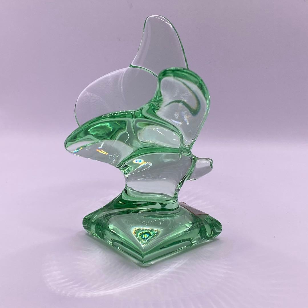 バカラ　Baccarat バタフライ　オブジェ