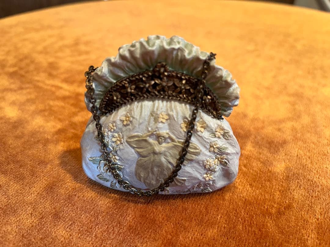 アンティーク 帽子と靴とバッグの置物セット