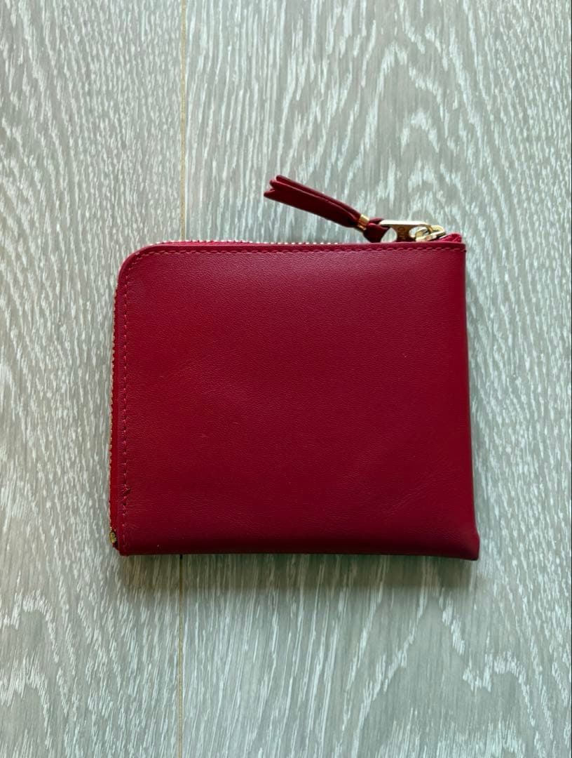 【新品未使用品】コムデギャルソン Lシェイプド ジップウォレット