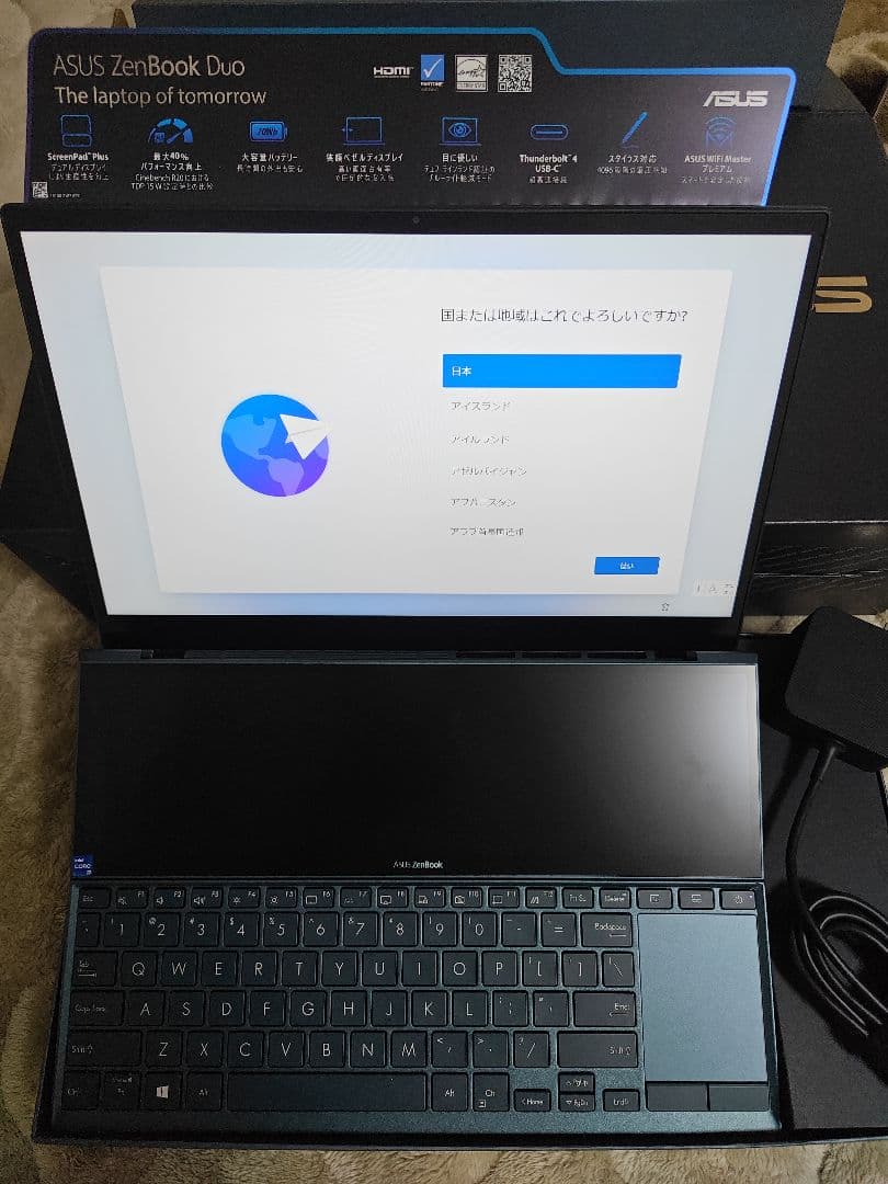 Windowsノート本体 ASUS ZenBook Duo 14 UX482EG