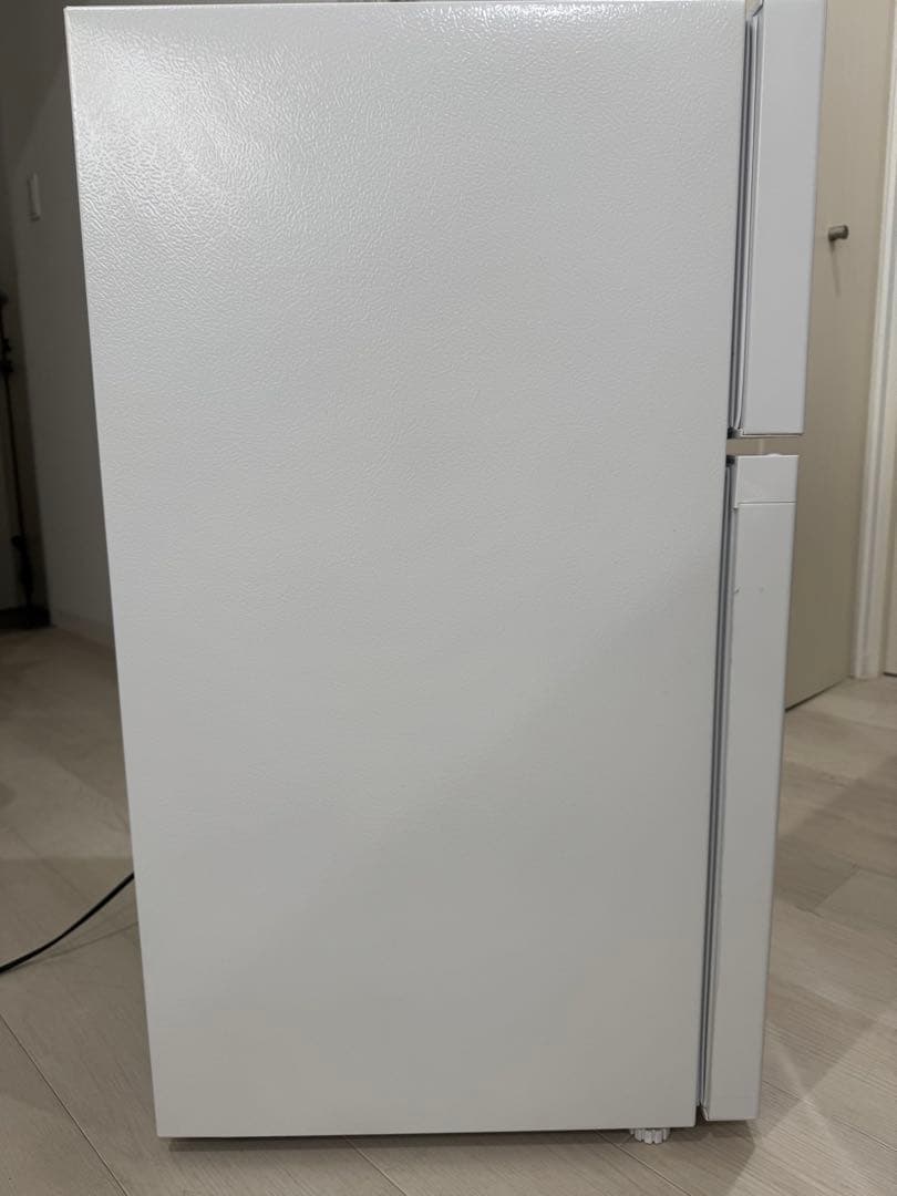アイリスオーヤマPRC-B092D-W 稼働品ホワイト 2ドア冷蔵庫 程度良好