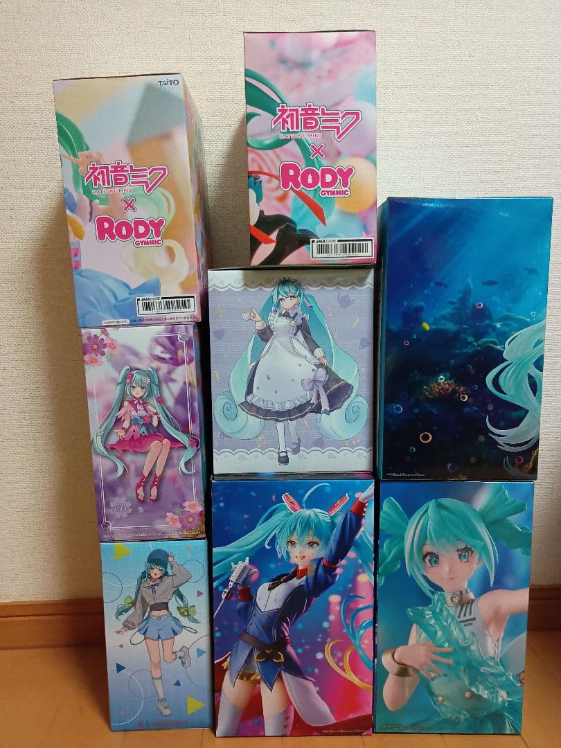 初音ミク プライズフィギュア8点