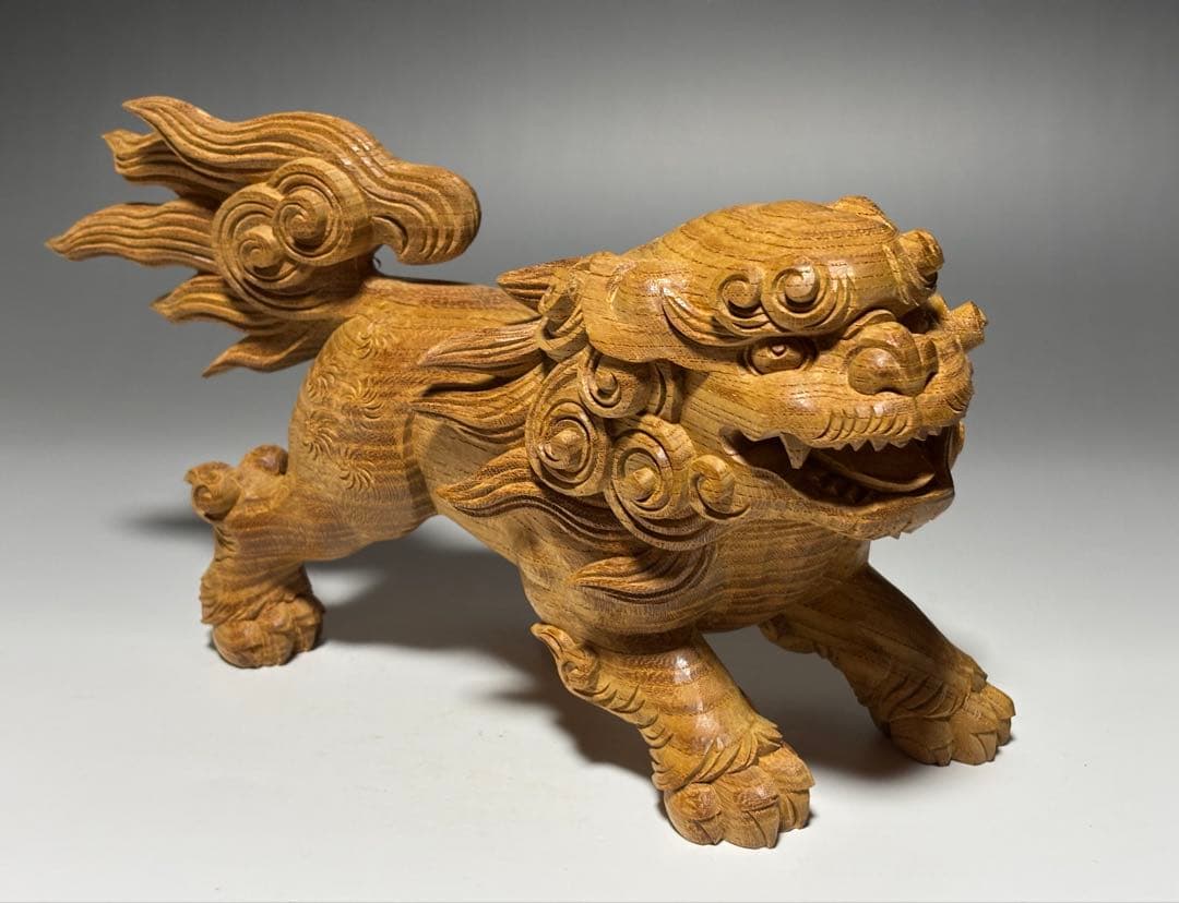 【 木彫 唐獅子 】 山車 祭屋台 だんじり 地車 社寺彫刻 宮彫