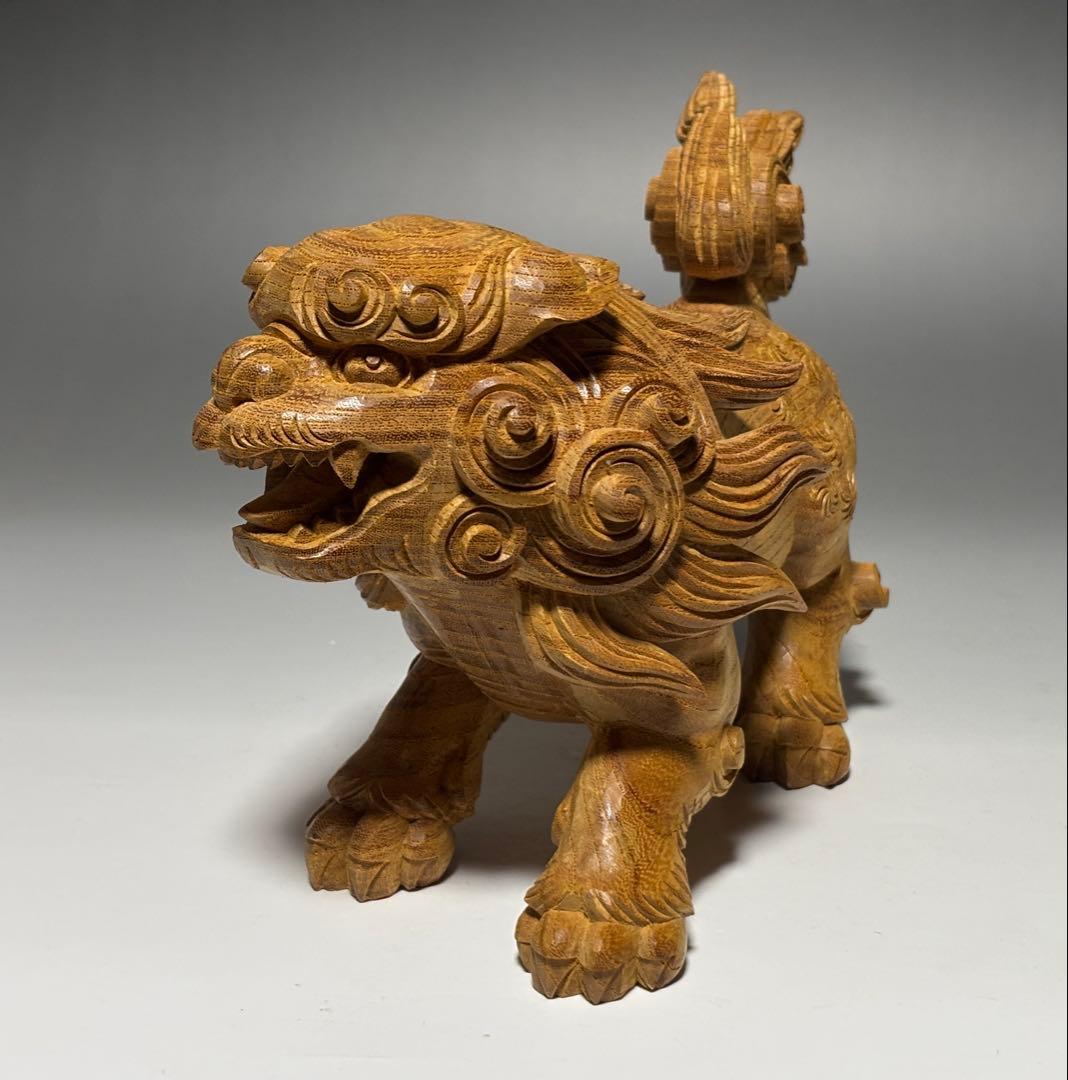 【 木彫 唐獅子 】 山車 祭屋台 だんじり 地車 社寺彫刻 宮彫