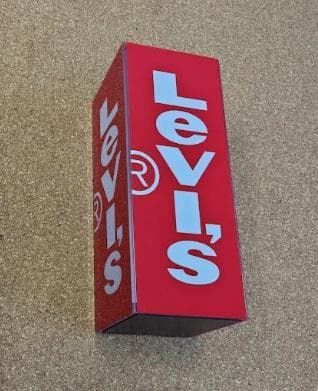 Levi's リーバイス アクリル 看板 マグネット付き ノベルティグッズ