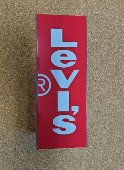 Levi's リーバイス アクリル 看板 マグネット付き ノベルティグッズ
