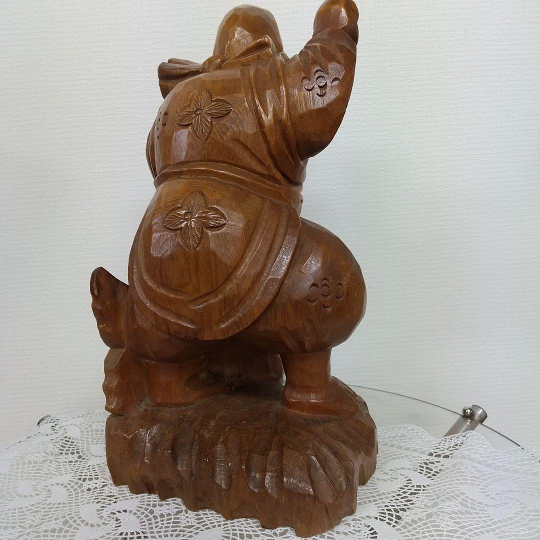 天然木 恵比寿様 縁起物
