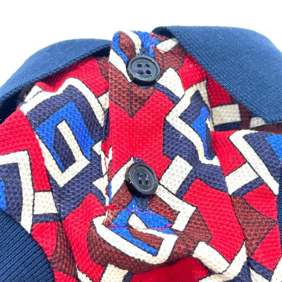 美品　グッチ　GUCCI　犬用品　ペット　服　トップス　ジオメトリックG　xxs