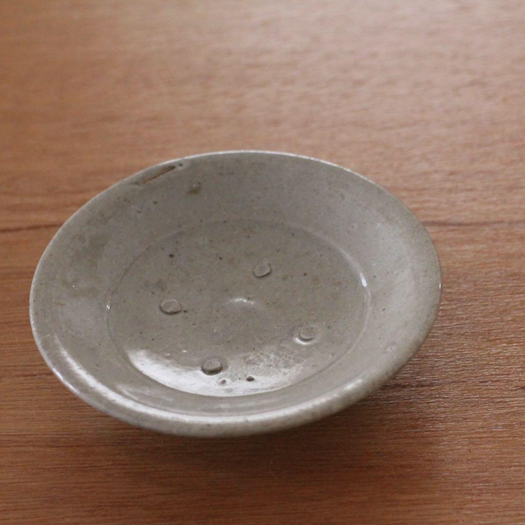 李朝の小皿　骨董　古道具