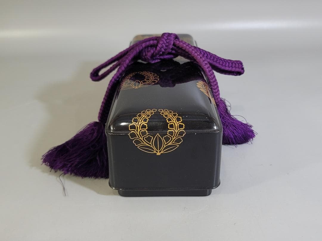 DT350 古美術 時代蒔絵 内梨地 文庫