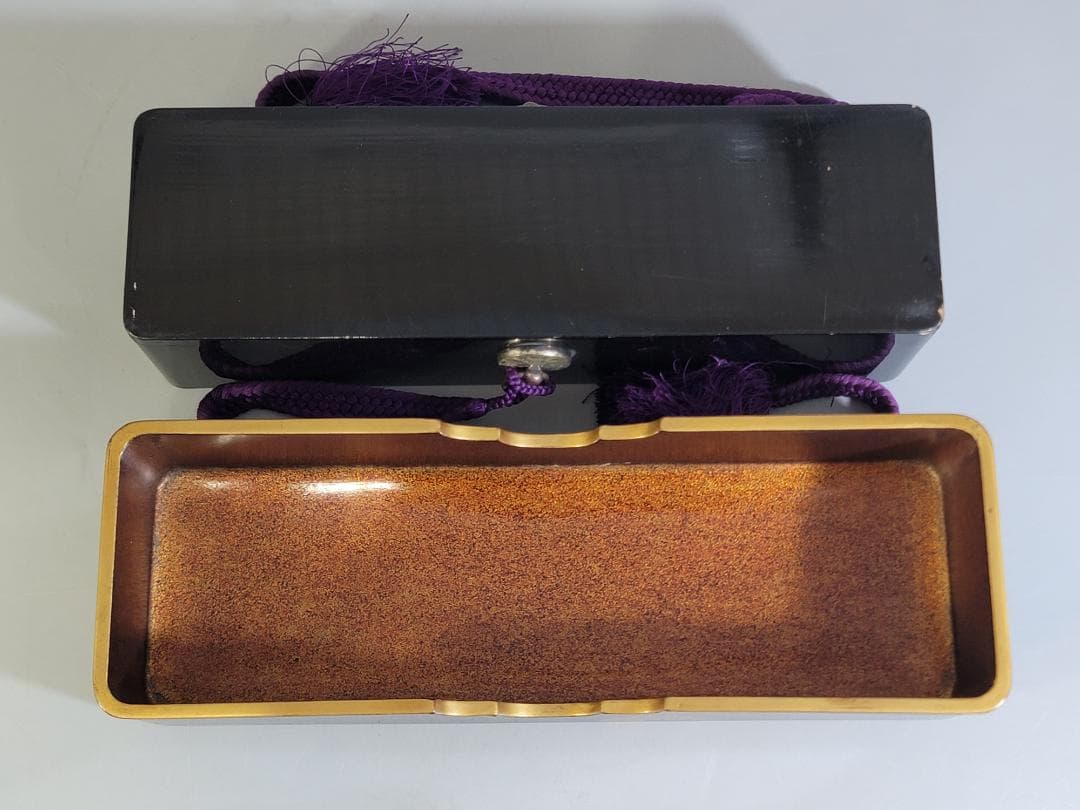 DT350 古美術 時代蒔絵 内梨地 文庫