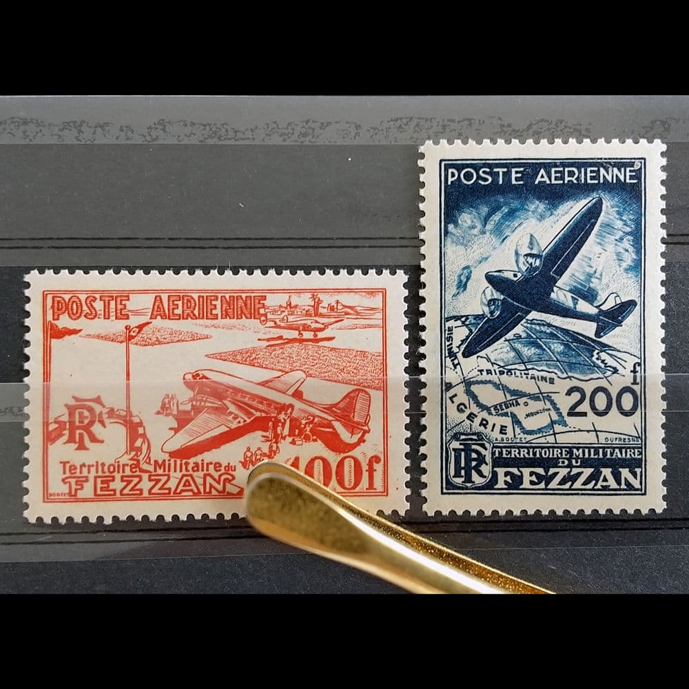 航空切手（フェザーン・ガダーミス軍事地域 1948年）